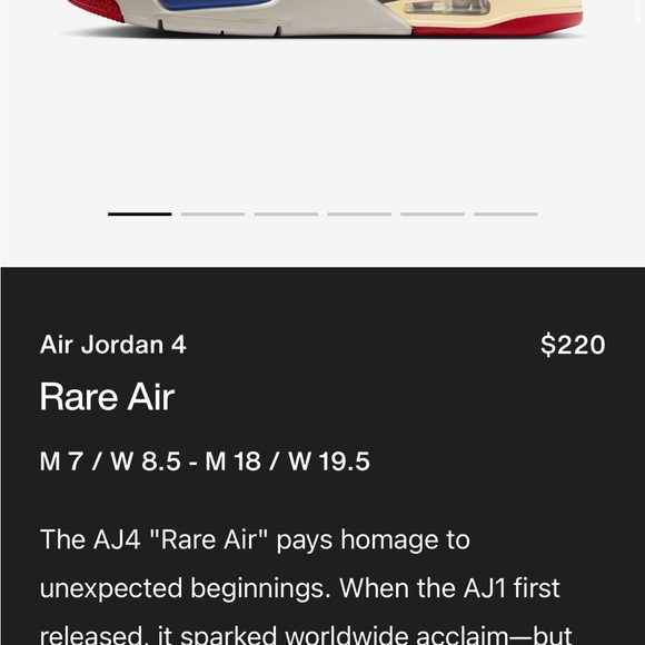 Jordan Sneakers Black Red Blue - Picture 3 of 7